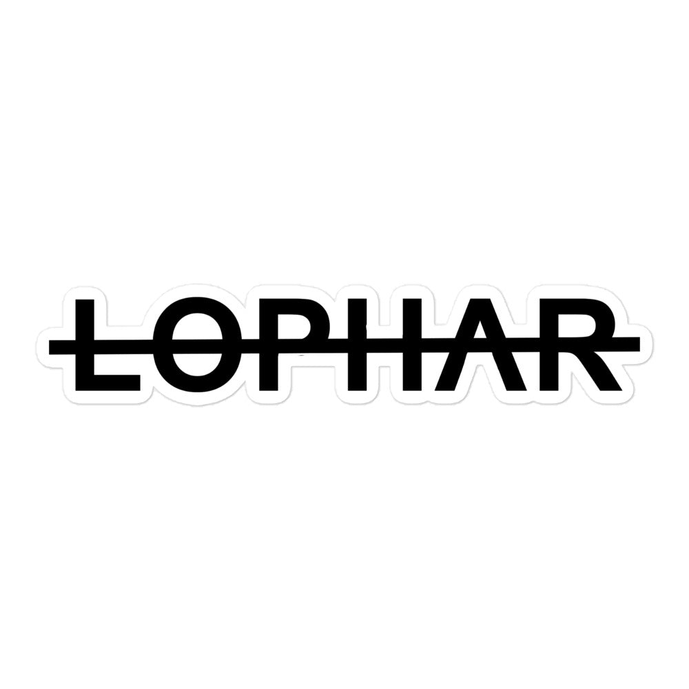 Official Lophar Vinyl Sticker